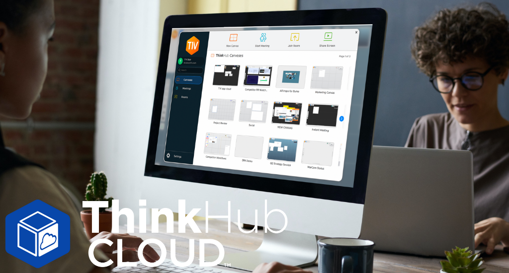 t1v thinkhub cloud collaboration solutions canvases